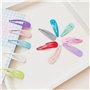 Pince à Cheveux Bébé 90Pcs,3 cm Mini Barrettes à Cheveux,Barrettes Colorées pour bébés filles cheveux fins (3 cm)