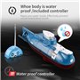 OBEST Télécommandé Mini sous-Marin Jouet, 6m/Min RC sous l'eau Bateau, Rotatif à 360° Modèle de sous Marin à Grande Vitesse, Jou