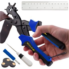 Skilled Crafter Perforation des trous ronds parfait avec plaques xl & de-compacter outil professionnel pour le meilleur puncher