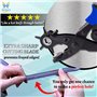 Skilled Crafter Perforation des trous ronds parfait avec plaques xl & de-compacter outil professionnel pour le meilleur puncher 