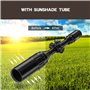 ESSLNB Lunette De Visee 3-9X50mm avec Parasol Tube et Télémètre Rouge Vert Bleu 3 Luminosité Réglages Viseur Point Rouge pour 20