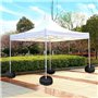 ValueHall Sac de Poids de Base pour Parapluie Sac de Sable Rond de 18 Pouces Parapluie Base Poids Pieds de Parasols Sac de Poids
