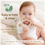 3pcs Jouet Dentition en Silicone pour Bébé 3 6 9 Mois