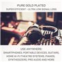 35 mm - Adaptateur jack pour casque audio 1/4" - Convertisseur auxiliaire