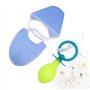 Amosfun Ensemble 3 Pcs DéGuisement DrôLe Adulte Avec TéTine, Bavoir Et Bonnet Pour FêTes Et ÉVéNements, Accessoires Humoristique