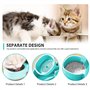 WIYETY Cage suspendue distributeur d'eau lapin gamelle : distributeur de nourriture pour cochon d'Inde suspendu Bouteille d'eau 