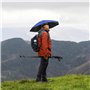 WIYETY Lot de 5 chapeaux de parapluie pliables de 69 cm avec bande élastique, pour adultes et enfants, pour activités de plein a