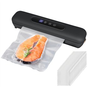 LEKEFETO Machine à emballer sous vide avec 20 sacs sous vide