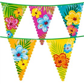 Guirlande fanion Hawaienne (6m)