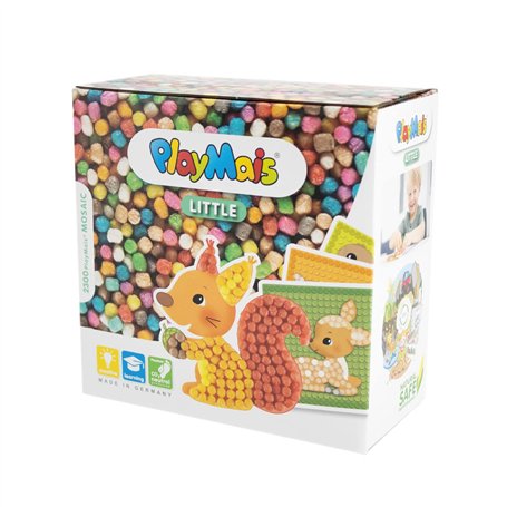 PlayMais MOSAIC Little Forest kit de loisirs créatifs pour fille et garçon de 3 ans + I 2300+ PlayMais & 6 modèles de mosaïque a