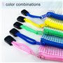 Nutabevr 15 Pièces 5 Couleurs Pochette Zip Chemise Plastique Mesh (A4+A5+A6), Pochette à Document Zip Etanche, Pour Ranger Objet