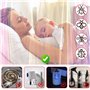 Apritsce Moustiquaire de Lit, Ciel de Lit Fille, Arc-en-Ciel Moustiquaire pour Lit Double Simple, Ciel de Lit Enfant pour Voyage