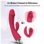 Sex Toýs Femme Vibromasseur, Femme Clitoridien Suceur va et Vient à Distance, Vibromasseurs Feminin a distance Clitoridien Gode