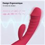 Sex Toýs Femme Vibromasseur, Femme Clitoridien Suceur va et Vient à Distance, Vibromasseurs Feminin a distance Clitoridien Gode