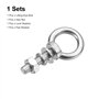 sourcing map Levage Œil Boulon, 1 Ensemble M10x40mm Œil Boulon avec Écrou Rondelle 304 Inox Acier Épaulement Levage Anneau Œil B