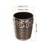 sourcing map 2pcs Couture Dé-à-coudre Cuivre Doigt Protecteur Doigt Bouclier Bout Doigts Matelassage Artisanat Broderie Accessoi