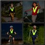 Gilet de Sécurité 360° Visibilité Gilet Réfléchissante 2 Gilet Réfléchissant pour Voiture+ 4 Bracelet de Sécurité Réfléchissante