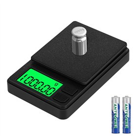 Balance de Precision 1000g x 0.01g Mini Balance de Précision Balance de Précision pour Bijoux Petite Balance de Bijoux pour L'al