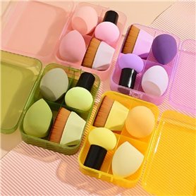 lot de 4 éponges de maquillage et pinceaux maquillages