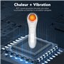 Appareil Anti Rides Massage Visage, DOCOCO Masseur de Lifting du Visage EMS 3 Modes LED Appareil de Beauté con Massage Thermique