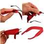 ErenBros Lot de 6 cordons élastiques en néoprène pour lunettes de soleil et lunettes de sport, Taille Unique