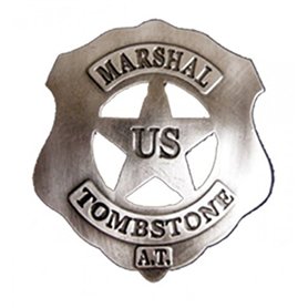 Denix U.S. Marshall Badge Tombstone Sheriff Star Cowboy Western by Denix