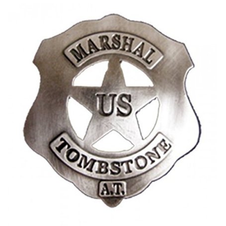 Denix U.S. Marshall Badge Tombstone Sheriff Star Cowboy Western by Denix