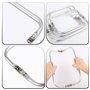LWMTT 3 Pièces Poignées de Cadre de Sac à Main 16cm 20cm 25cm Cadres de Sac à Main en Aluminium pour Sac à Main de Bricolage Acc