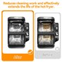 LUOJINYI Grille Anti Projection Air Fryer Ninja, 2 Pièces Grille Air Fryer pour Air Fryer Ninja Double Stack XL SL400EU & SL300E