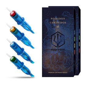 POSEIDON Cartouche Tatouage 1205RL - 20 Aiguilles Jetables #12 Round Liner