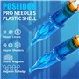 POSEIDON Cartouche Tatouage 1205RL - 20 Aiguilles Jetables #12 Round Liner, 5 Tight Liner Longue Pointe (35/5RLLT)