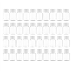 Wenrescry 40 pcs Fiole plastique