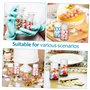 Wenrescry 40 pcs Fiole plastique,petites bouteilles de 20/30 ml, en plastique transparent, à remplir, bouteilles cosmétiques pou
