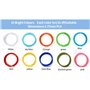 Wenrescry Recharge de filament PLA pour stylo 3D, 1,75 mm, 10 couleurs, 5 m chacune, compatible avec stylo et imprimante 3D, acc