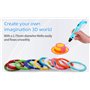 Wenrescry Recharge de filament PLA pour stylo 3D, 1,75 mm, 10 couleurs, 5 m chacune, compatible avec stylo et imprimante 3D, acc