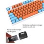 ABHI Clavier Mécanique Gaming avec Cool 21 Effets Rétro-éclairé Hot-Swap Clavier Filaire pour PC Tablettes iOS Windows PS4 Xbox 