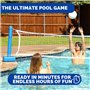 Molded Cross Pool I.G. Volleyball by Swimline