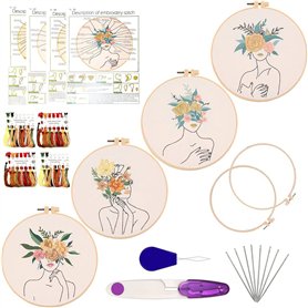 Kits de démarrage de broderie Woczcroy