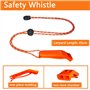 120db sifflet de sécurité Survie Rugissement Camping randonnée Chasse Bateau pêche Gilet de Sauvetage