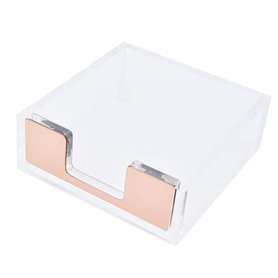 SIPLIV Distributeur de notes adhésives en acrylique transparent - Boîte de rangement pour cartes de visite