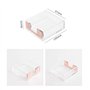 SIPLIV Distributeur de notes adhésives en acrylique transparent - Boîte de rangement pour cartes de visite, papeterie pour burea