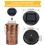 Lampe Solaire de Rechange avec Ampoule LED, Diealles Shine Lot de 2 Remplacement de Couvercles Solaires, Panneau avec Led Solair
