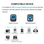Câble USB 3.0 A mâle vers B mâle - 4 m de long - Câble tressé USB 3.0 de type A vers B mâle - Compatible avec imprimantes, stati
