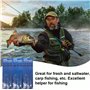 QINERSAW 18 PCS Hameçon de Pêche 19 * 10mm 16 * 7mm 14 * 7mm Bas de Ligne Carpe Montage Carpe sans Ardillon Hameçon Pêche à Carp