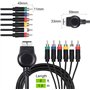 Component AV Cable for PS2 PS3 1.8m 6ft YPbPr Cable for PlayStation 2 3 Component RCA Audio Video Cable for PS2/3 Gaming Console
