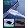 Cable iPhone 15 16 2M/Lot de 2, 60W Cable USB C Tressé 2M Câble USB C Charge Rapide Cable Type C Fil Chargeur iPhone Cordon pour