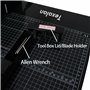 TEXALAN Massicot Guillotine très résistant Noir 400 feuilles A4-30,5 cm
