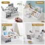 MumdoYAL Rangement Maquillage, Organisateur Maquillage, Rangement Maquillage Organisateur avec tiroirs, boite rangement maquilla