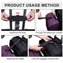 Sangle Valise Voyage Bagage Réglables - Valise Sac Ceinture Réglable Bungees avec Boucles, Sangles de Bagages Personnalisées, Fi