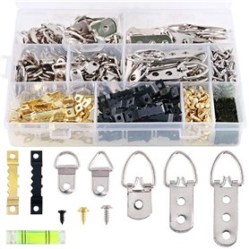 Swpeet 601 pcs Kit de crochets de crochets robustes avec 1 mini dégradé